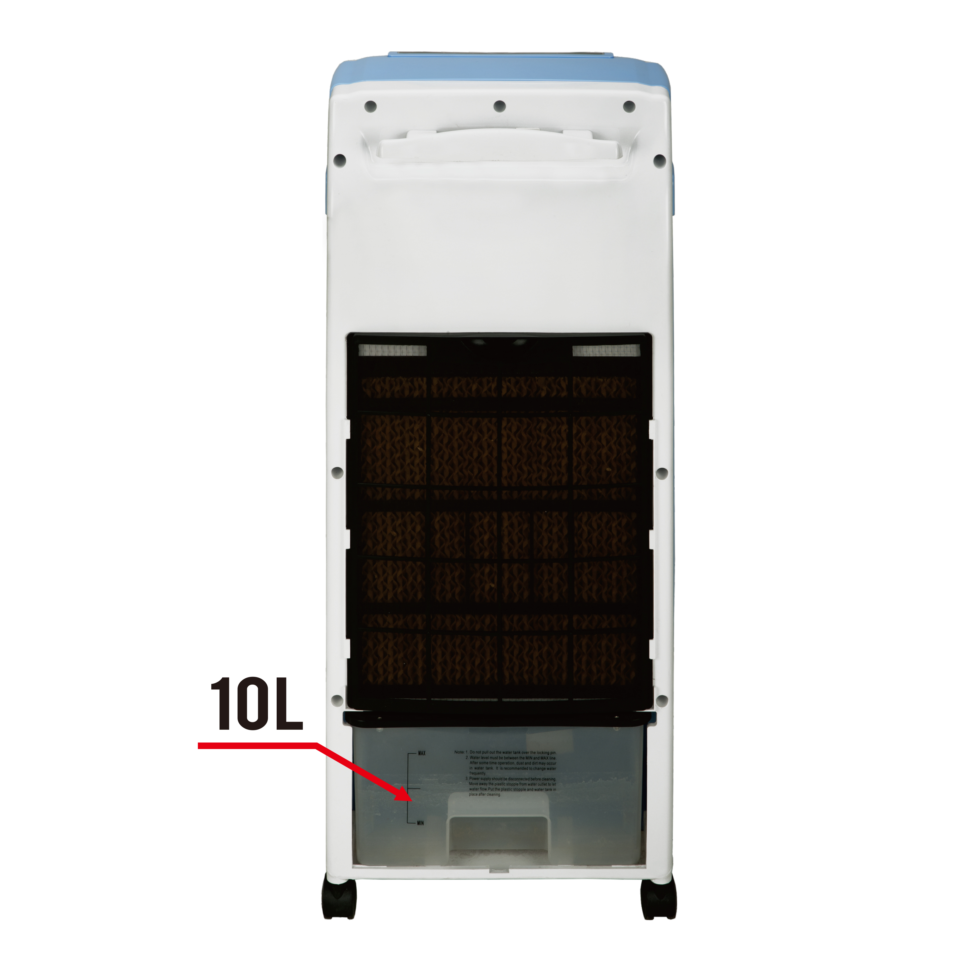 Ventilateur de refroidisseur d'air évaporatif à faible bruit de pièce 40L