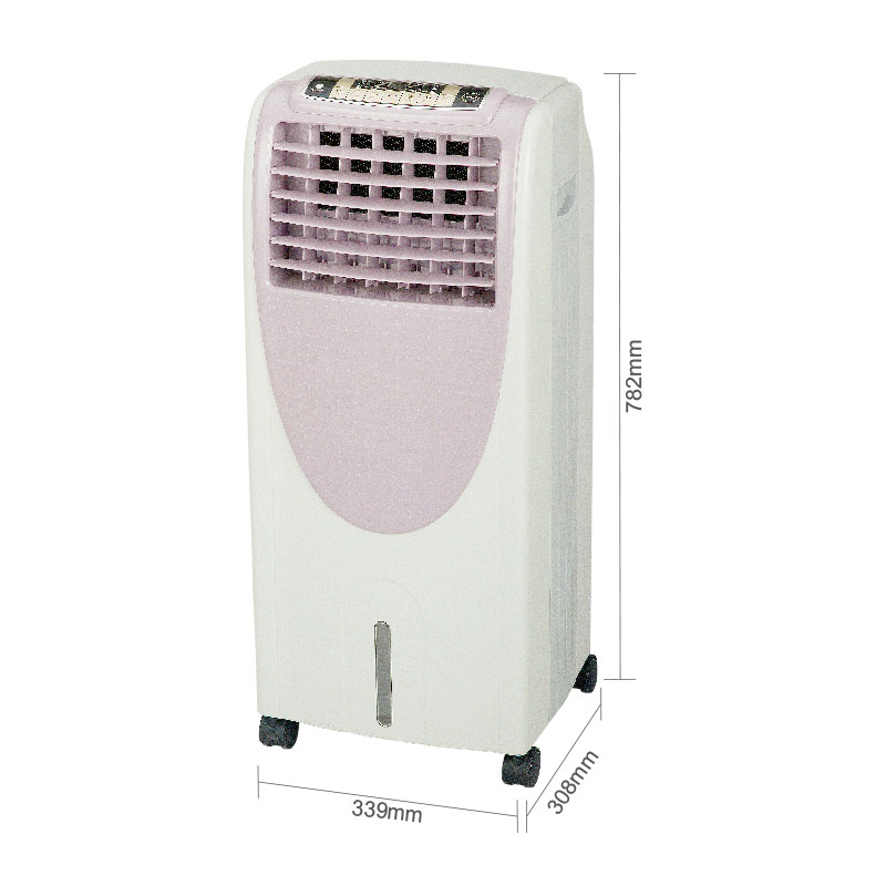 Refroidisseur d'air évaporatif domestique silencieux et pratique de 8L